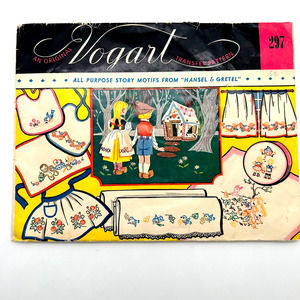Vogart‎ Vintage Hot Iron Transfers #297 Hansel and Gretel